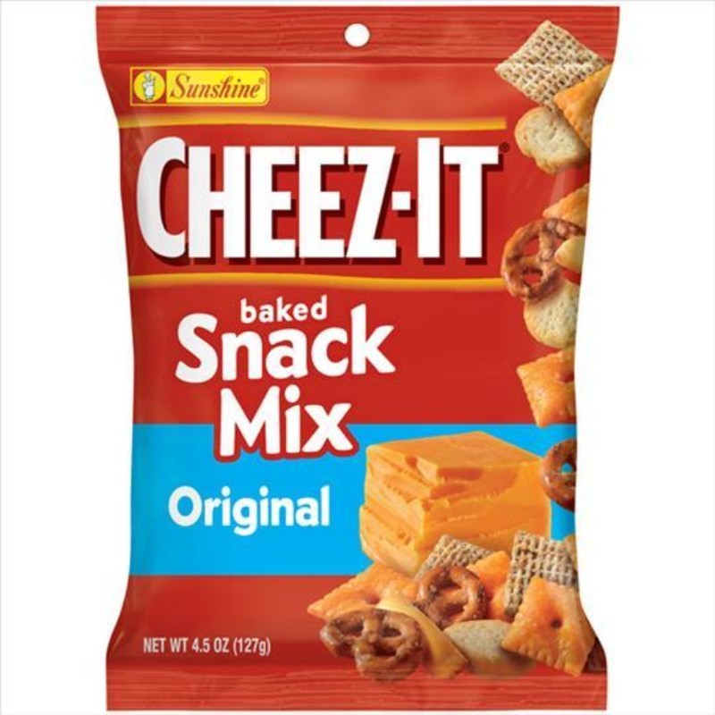 2x Cheez-It Snack Mix Original Savory Party Mix Chips Pretzels Pack Lot 4.5oz