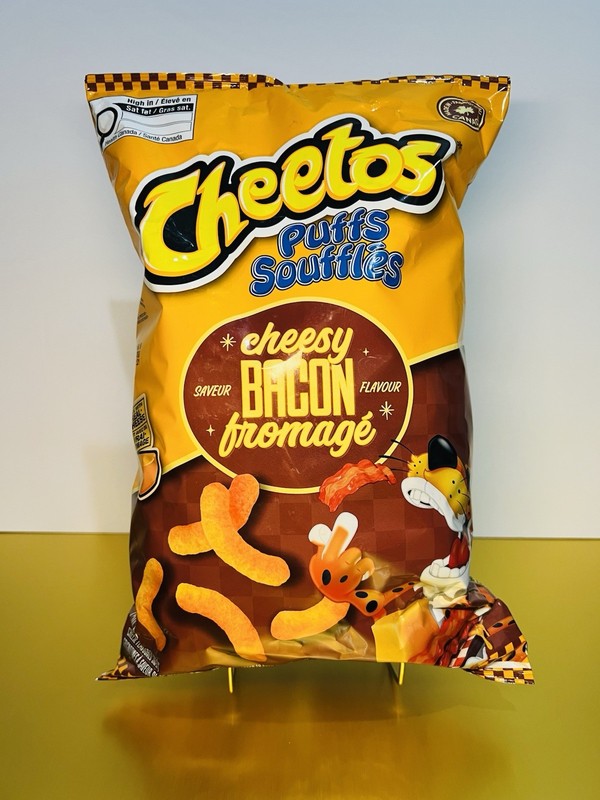 🔥 New Limited Edition Cheetos CHEESY BACON PUFFS Canadian Cheese Baked 250g