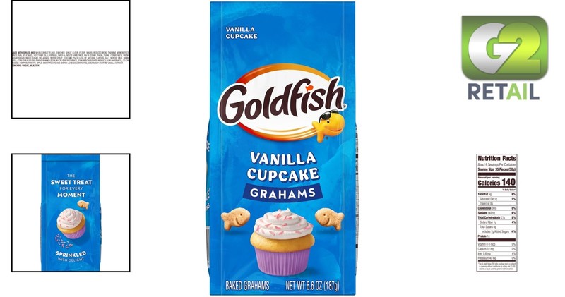 Grahams 6.6 Oz Vanilla Cupcake Flavor - 8g Whole Grain Per Serving Snack gallery