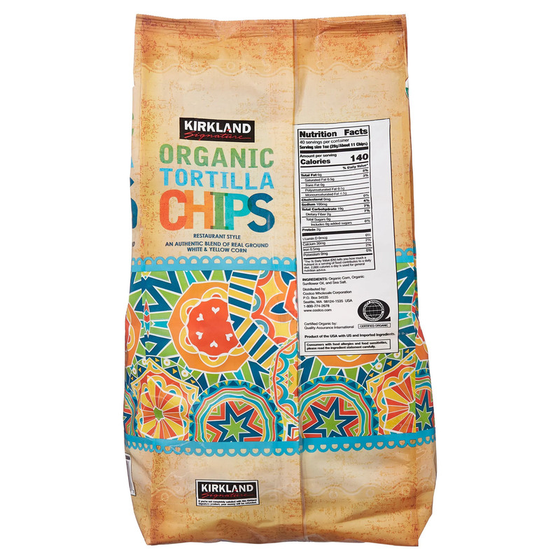 Kirkland Signature Organic Tortilla Chips, 40 oz gallery