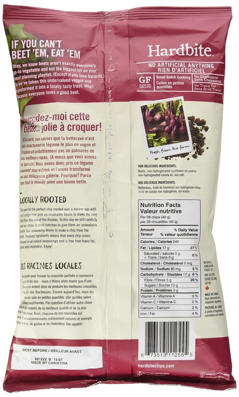 Hardbite Lightly Salted Beet Chips 150g 150 g (Pack of 1) gallery