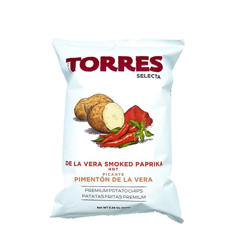 TORRES SMOKED PAPRIKA Flavor Premium Potato Chips Bag 150g 5.29oz gallery