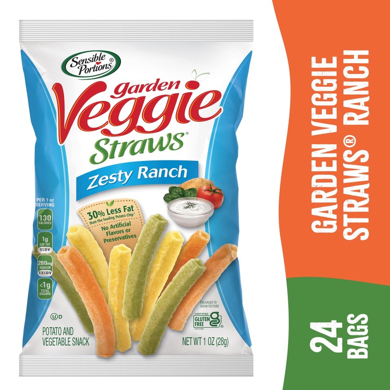Ranch Veggie Straws - Healthy Garden Snack Size, 1 Oz (Pack of 24) gallery