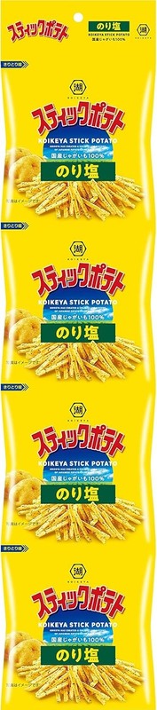 Koikeya 4 stick potatoes seaweed salt 48g x 12 bags from Japan