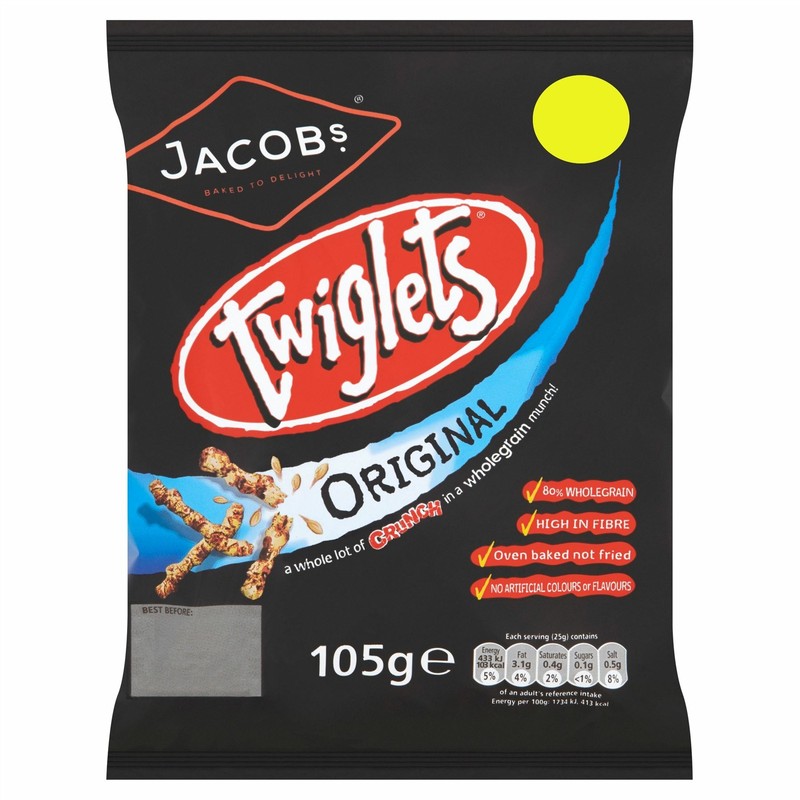 Jacob’s Twiglets Sharing Bag – 105g – Pack of 2