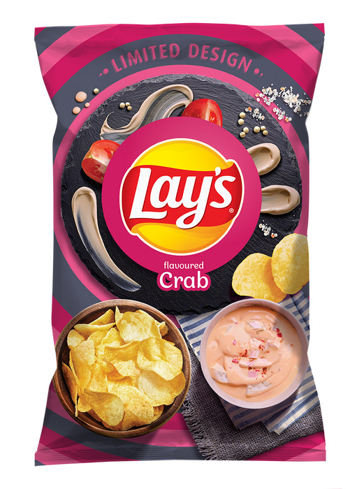Lay’s Lays Chips Crab Crab Flavor Limited Edition from Poland Ships from DE