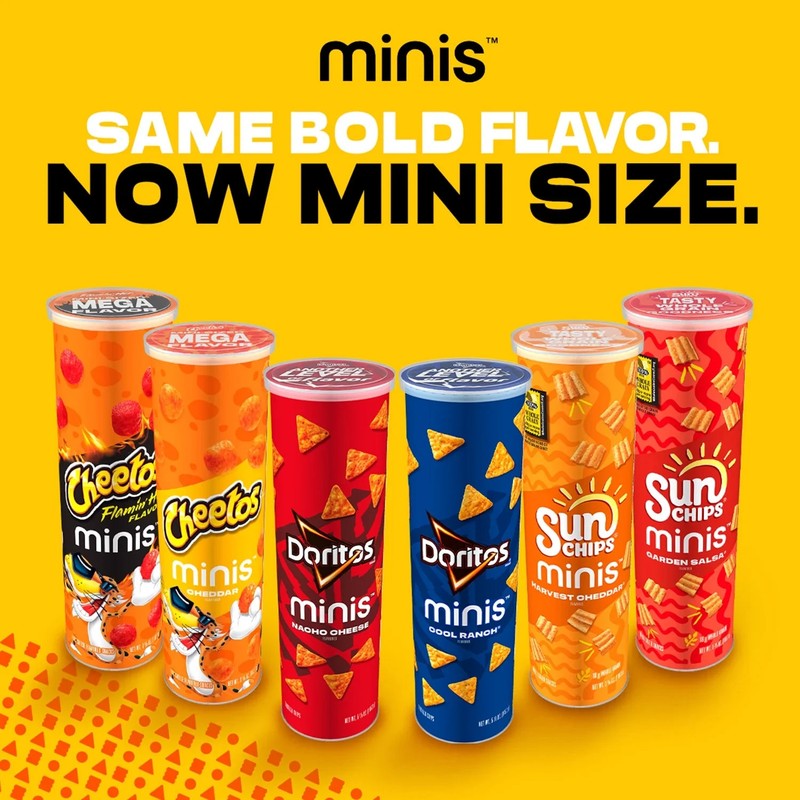 Frito-Lay Minis Doritos Cheetos and SunChips Snacks Variety Pack, Snack Size Cup gallery