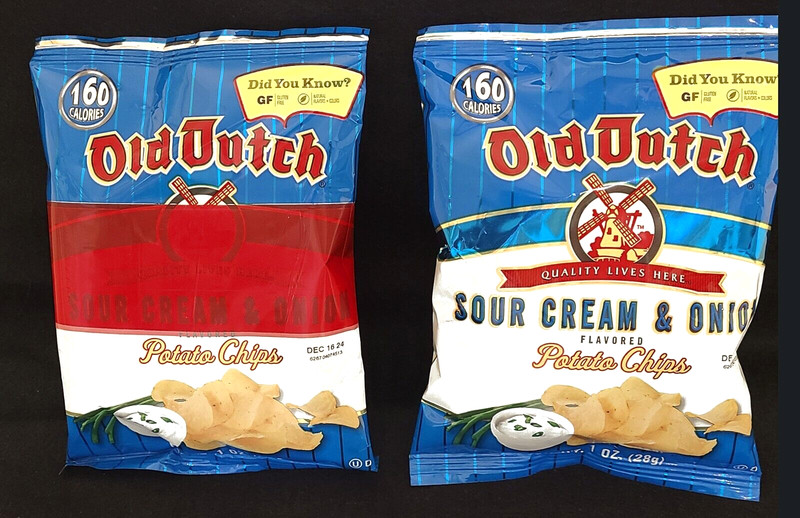 2024 Old Dutch Potato Chips Red Stripe Variation 2"x10" Packaging HQ Error Bag