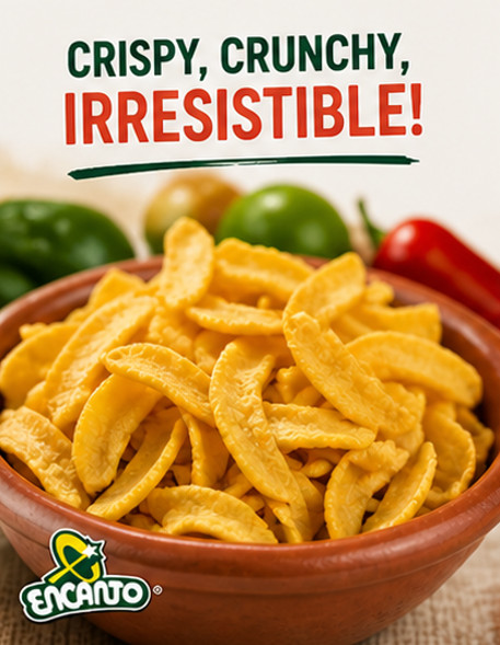Encanto Conchitas 5 Pack Mexican Corn Chips 3.8oz Each Authentic Snack gallery