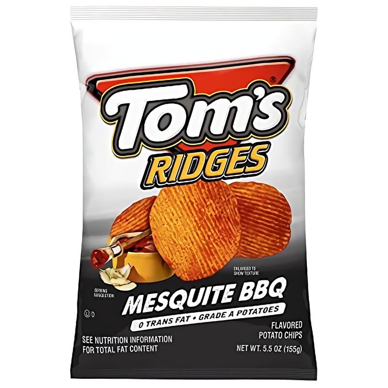 Tom's Vinegar Potato Chips 5 Oz Large Bags | 3 Count gallery