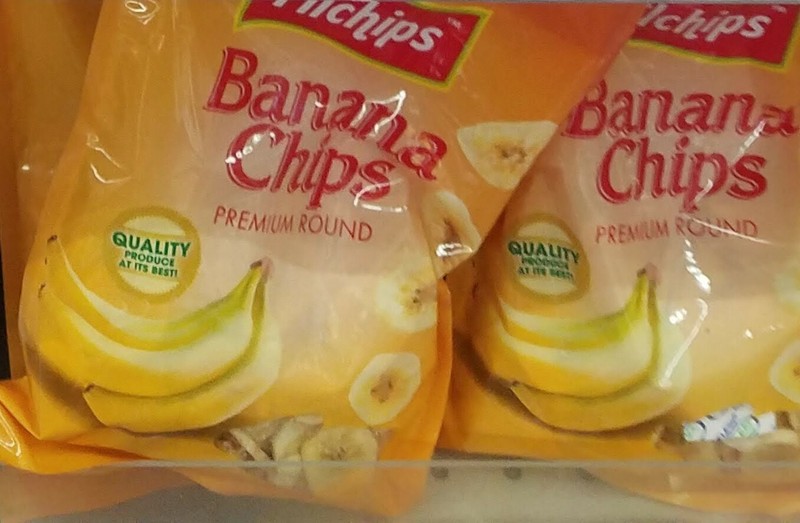 2 PACK FILCHIPS BANANA CHIPS PREMIUM ROUND  NATURAL BANANA FLAVOR