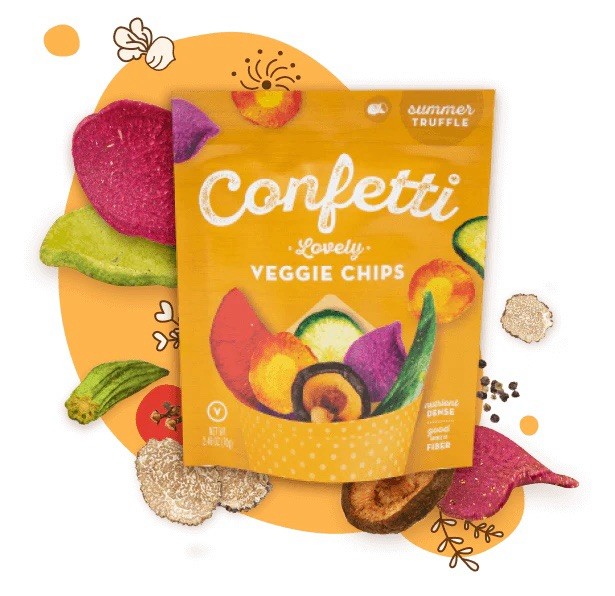 Confetti Real Lovely Veggie Chips - Tandoori Curry - Summer Truffle Pack of 6 gallery