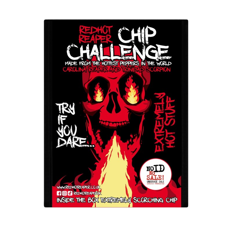 Red Hot Reaper – 1x Chip Challenge Hottest 1.41 Ounce (Pack of 1), Black
