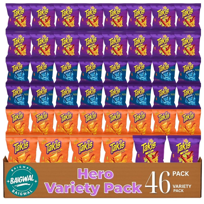Takis Hero Variety Pack Tortilla Chips, 1 oz., 46 pk.