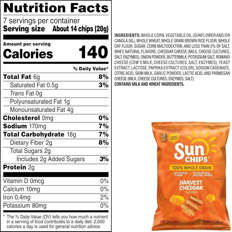 Multigrain Snacks Harvest Cheddar, 7 Oz gallery