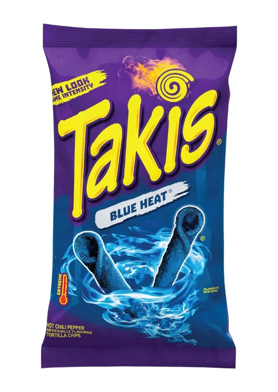 Takis Blue Heat Rolled Tortilla Chips, 260g/9 oz gallery