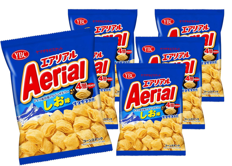 YBC Aerial Salty Flavor Puffs 65g x6 Bulk Alpen Salz Rock Salt Japanese Snack