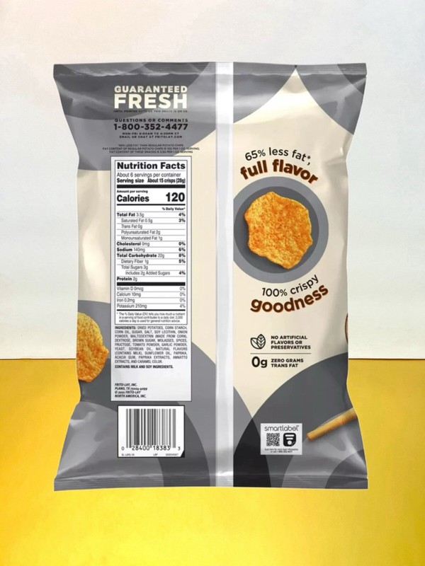 〽️New Lays Baked Gluten-Free Barbecue BBQ 65% Less Fat Potato Crisps Chips 6oz gallery