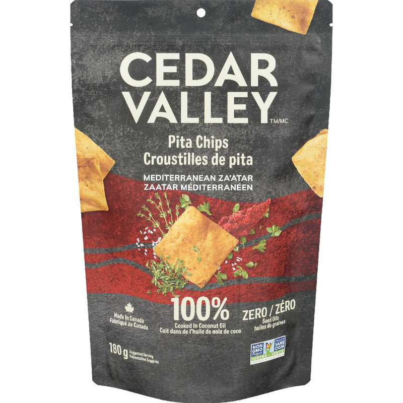 Cedar Valley Pita Chips Mediterranean Za’atar