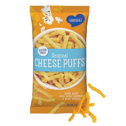 Barbara’s, Gluten Free Cheese Puffs Original, 7 Oz(Case Of 12)