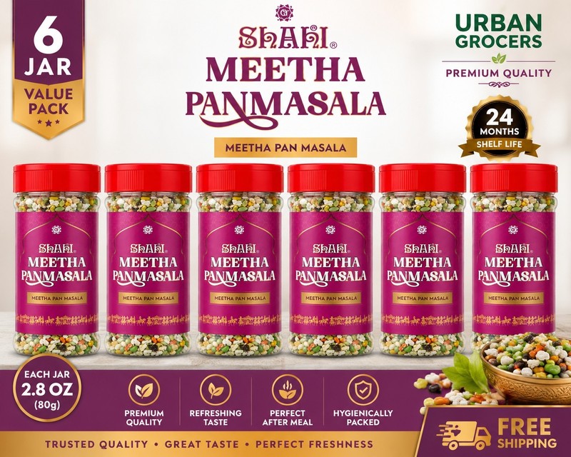 Shahi Metha Masala Mouth Freshener | 6 Jar Offer | Premium Quality