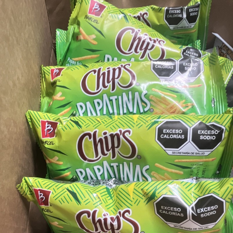 Barcel Papatinas Potato Chips 10 pack Snack Pantry