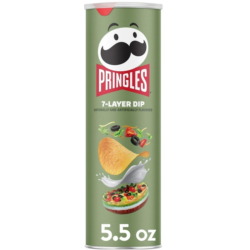 Pringles 7-Layer Dip Can Potato Crisps Chips Lunch Snacks 5.5 (2 Pack) Apr 2026 gallery