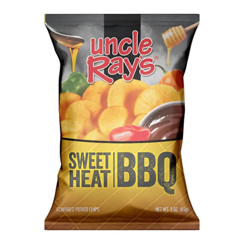 6x Bags Uncle Ray’s Sweet Heat BBQ Potato Chips | 3oz | Fast Shipping