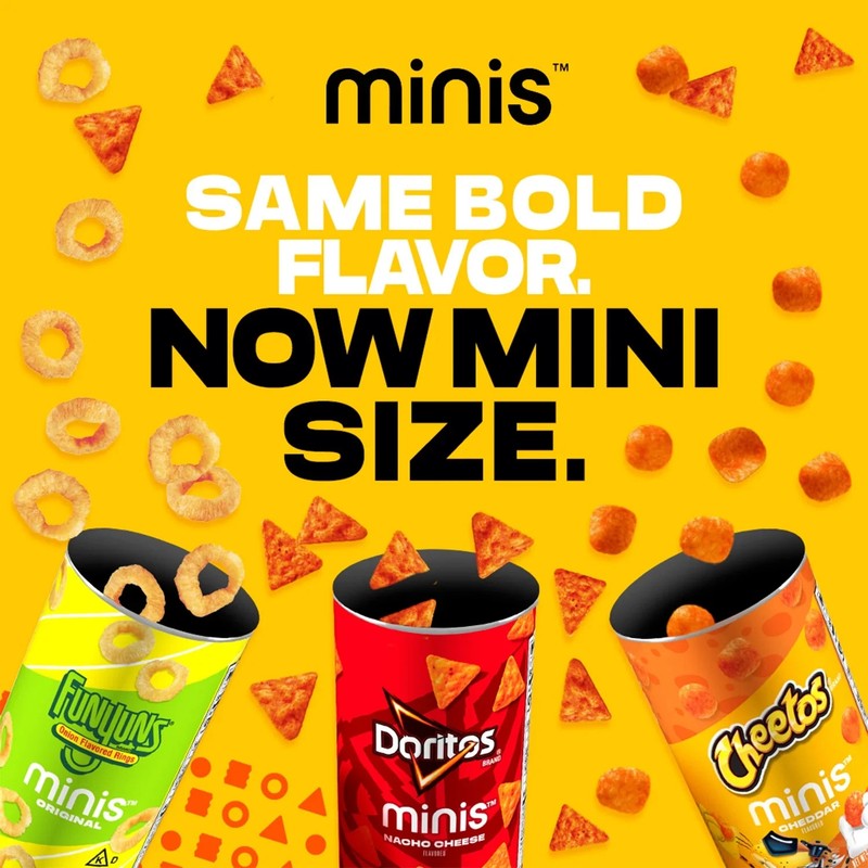 Frito-Lay Minis Doritos Cheetos and SunChips Snacks Variety Pack, Snack Size Cup gallery