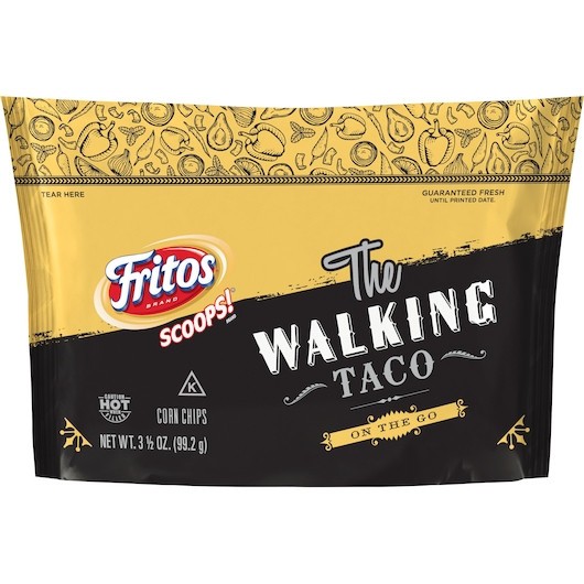 Fritos Top-N-Go Scoop Corn Chips, 3.5 Ounces, 18 Per Case