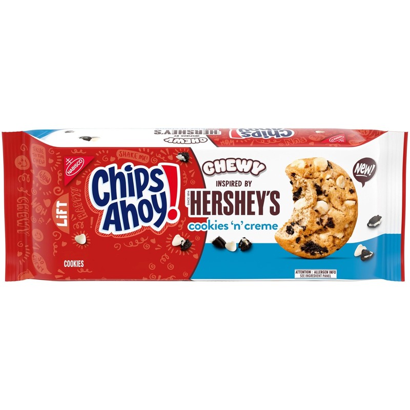 CHIPS AHOY! Chewy Hershey's Cookies 'n' Creme Bar-Inspired 9.58 Ounce