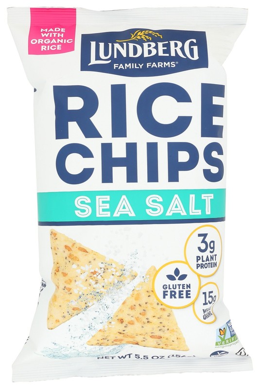 Sea Salt Lundberg Rice Chips 5.5 Oz Snacks 6 Pack gallery
