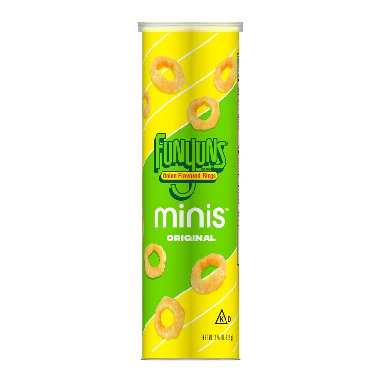 Minis, Funyuns Original, 2.875 oz Canister 1 Count (Pack of 1)