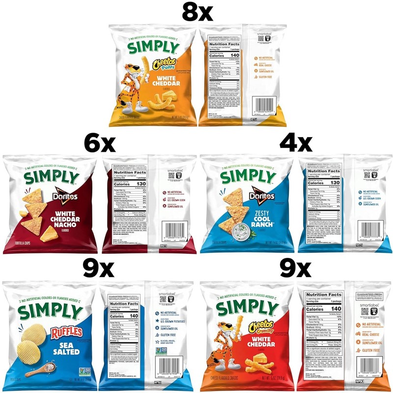 Snacks Variety Pack, 0.875 Oz Bag, 36 Count, Organic, Packaging May Vary gallery