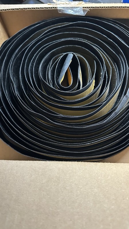 Carpet Edge Binding Regular Style 54 ft Roll Graphite USA Made Durable Hold BLK gallery