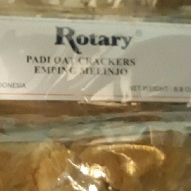 Indonesian Rotary Padi Oat Crackers EMPING Melinjo 8.8oz/250g - US Seller. F gallery