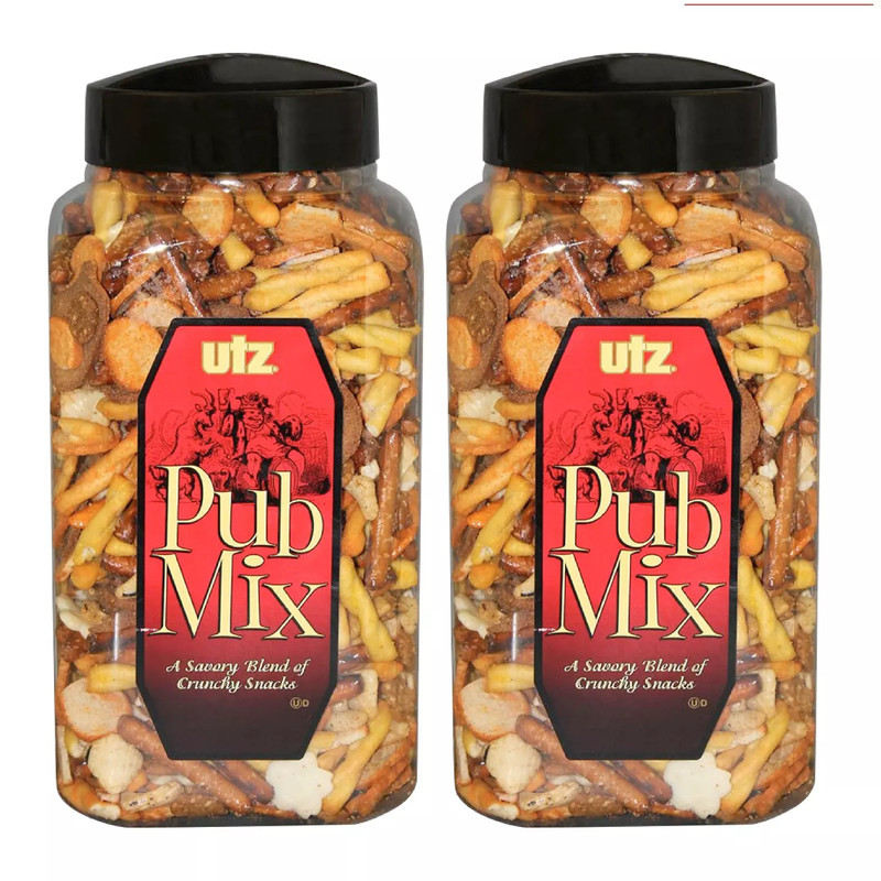 Utz Original Pub Mix, 44 oz Each 2 ct
