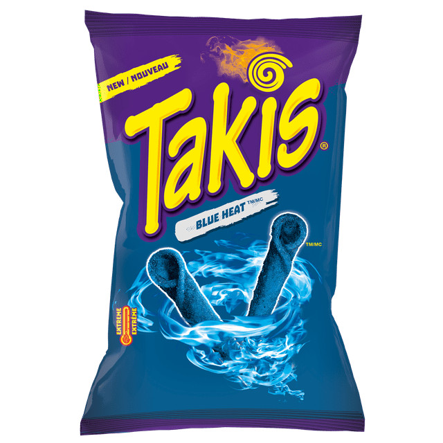 Takis Blue Heat Extreme Flavoured Rolled Tortilla Chips (260 g) - Pack of 2 gallery