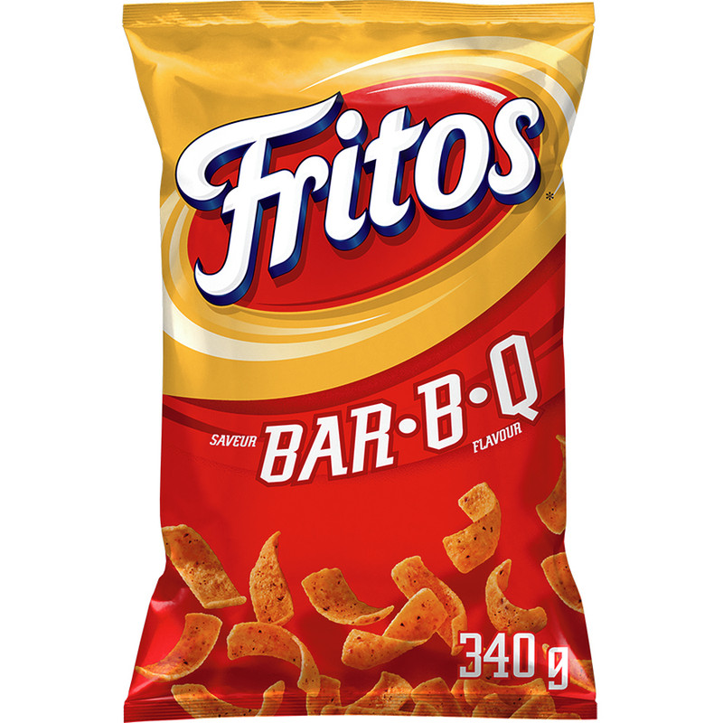 Bag FRITO LAY Fritos BAR-B-Q BBQ Corn Chips Size 340g / 12 oz Each FREE SHIPPING
