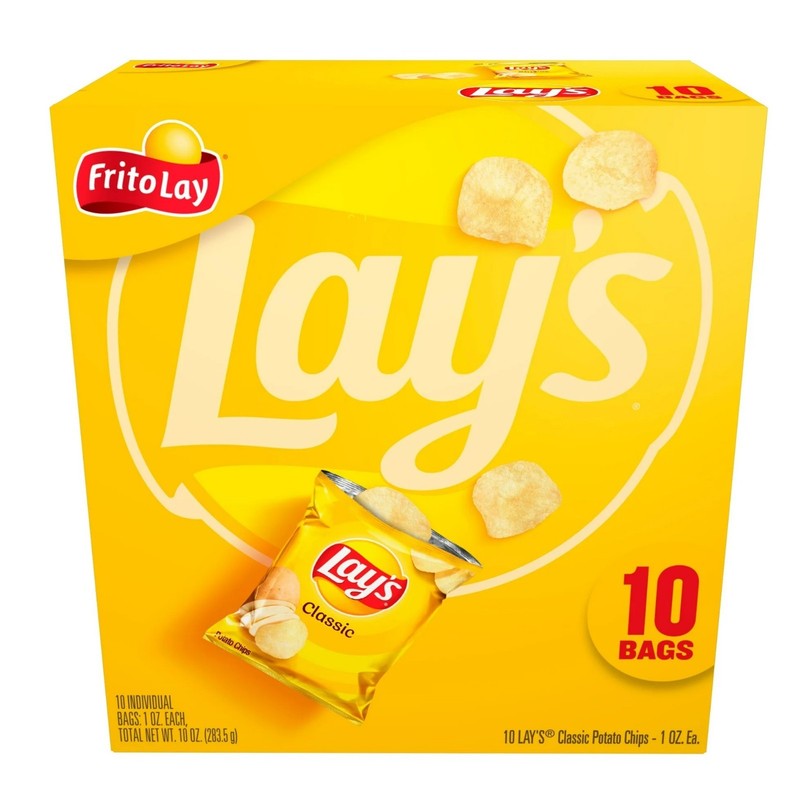 Lay's Classic Potato Chips, 1 oz Bags (Pack of 10) gallery