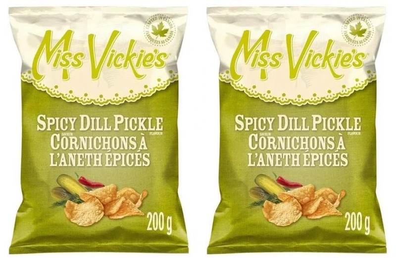 2 x Miss Vickie's Spicy Dill Pickle Flavor potato Chips, 200g - FREE SHIPPING