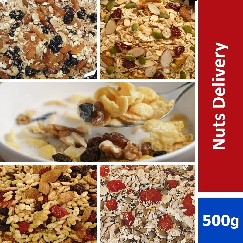 HEALTHIER Snacks CRUNCHY, CONSERVE BUY 1KG, Delectable 6 VARIOUS MIX NUTS.