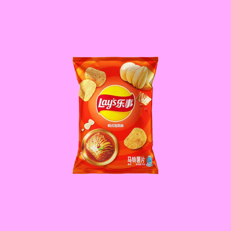 Lay's Deluxe Korean Kimchi 70g (China) Exotic Snacks