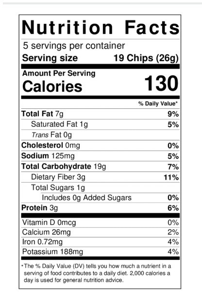 Siete NACHO Tortilla Chips Dairy Free GRAIN FREE 5 oz Bag - 4 PACK gallery