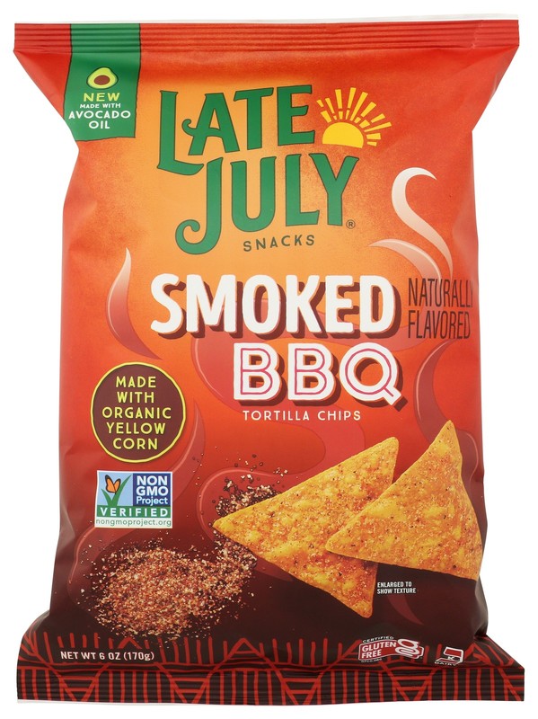 Late July Organic Smoked Bbq Tortilla Chips 6 Oz 12 Pack gallery
