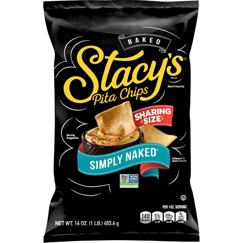 Pita Chips, Simply Naked, 16 Oz Bag