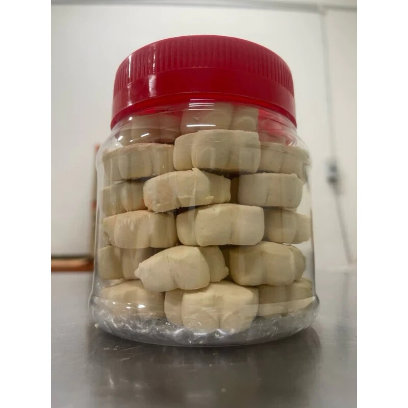 CRACKERS BAKE COCONUT, CONSERVE BUY 1 SET IN 4 JAR, Delectable FATTY TASTE
