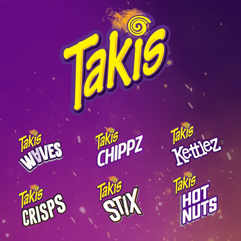 Takis Fuego 17 oz Fiesta Size Hot Chili Pepper & Lime Extreme Spicy Rolled Corn gallery