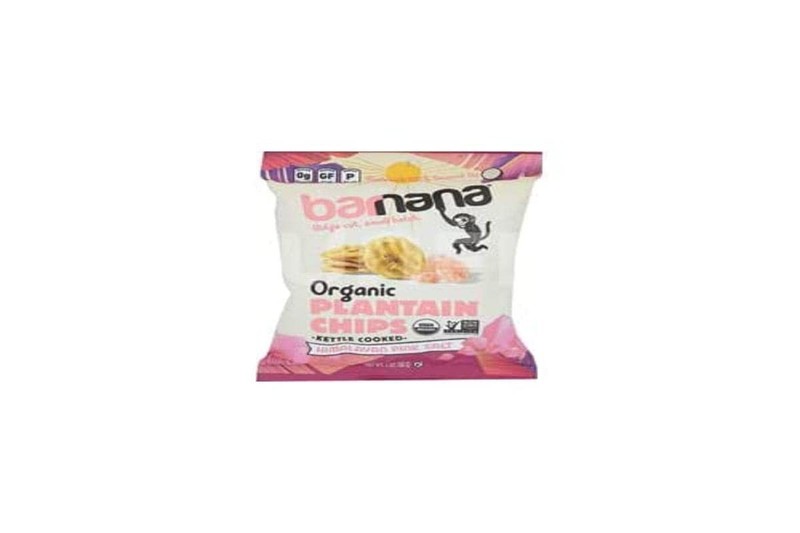 Organic Himalayan Pink Salt Plantain Chips 2 Ounce Snack Pack of 3 Bags