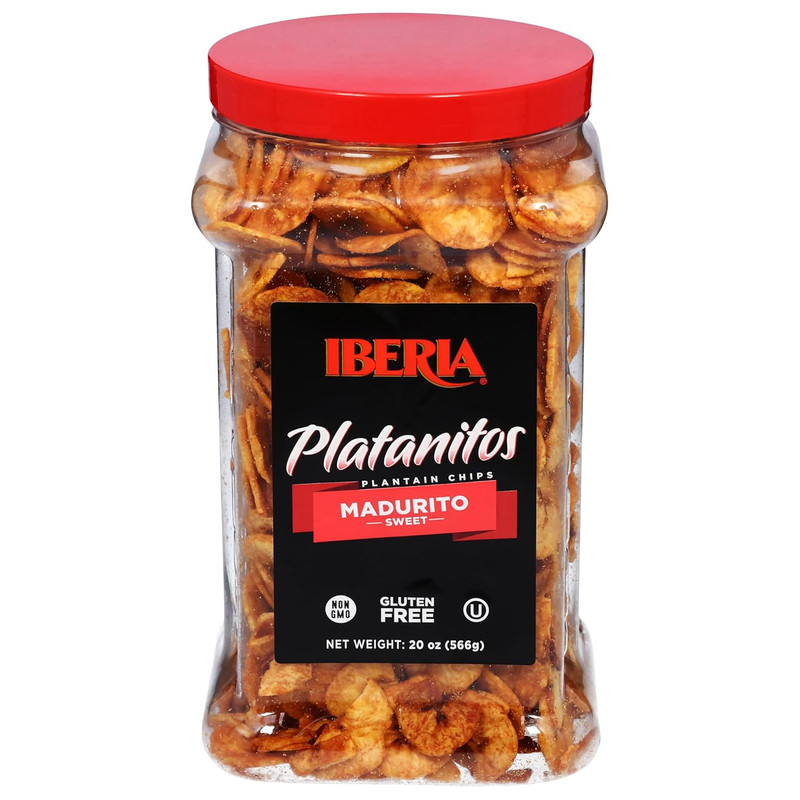 Iberia Maduritos Naturally Sweet Plantain Chips, 20 Ounce (Pack of 1) gallery